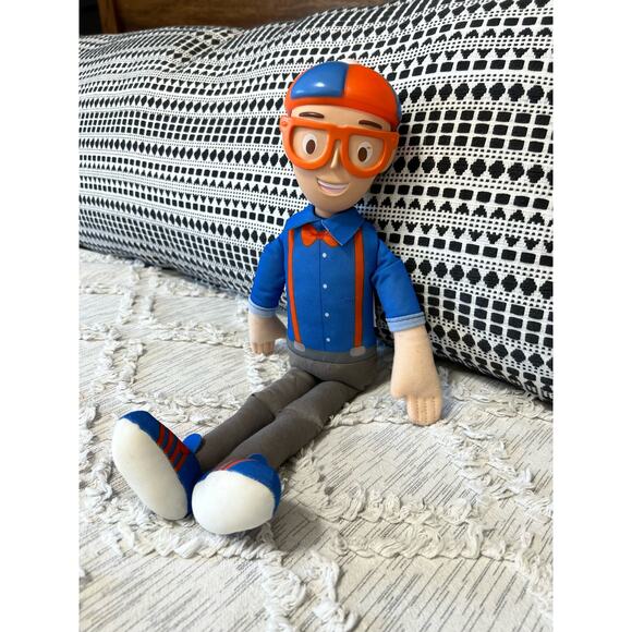 Blippi My Buddy Talking Doll 2019 Plush Toy Soft Body Hard Head - Picture 1 of 9